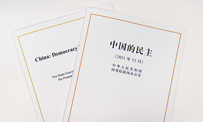 “领导留言板”写入《中国的民主》白皮书