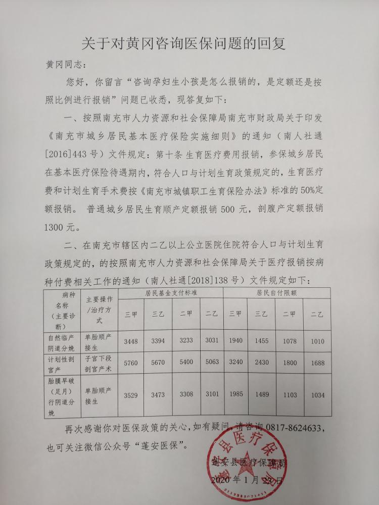 您通过人民网地方领导留言板给县委书记的留言已收悉,现答复如下