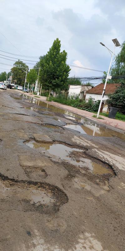 王岗段道路年久失修 且大车不断 - 临颍县委书记 - 市