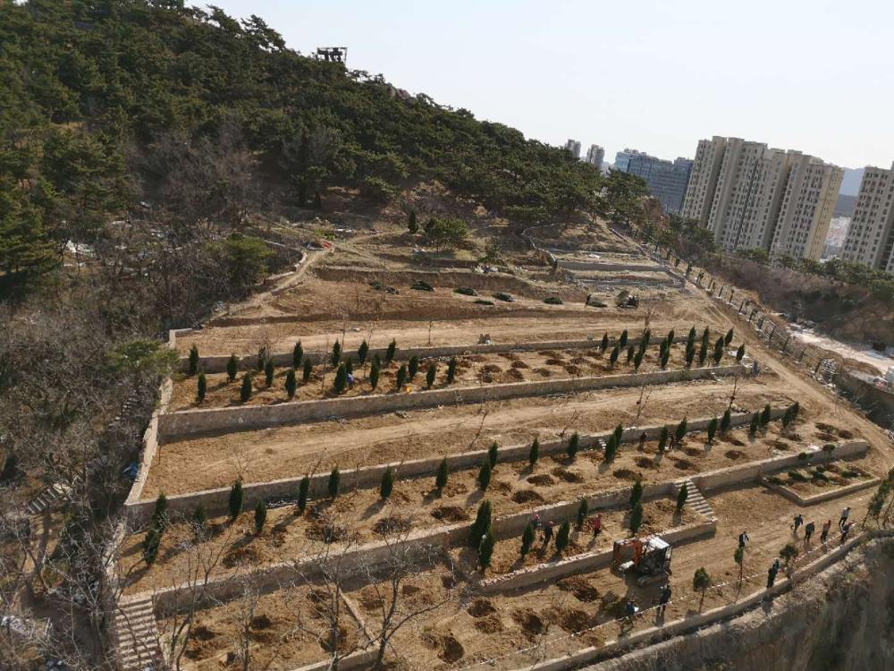 青岛双山公墓图片