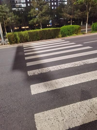 斑马线两侧被灌木遮挡 - 红山区委书记 - 赤峰市 - 内蒙古自治区