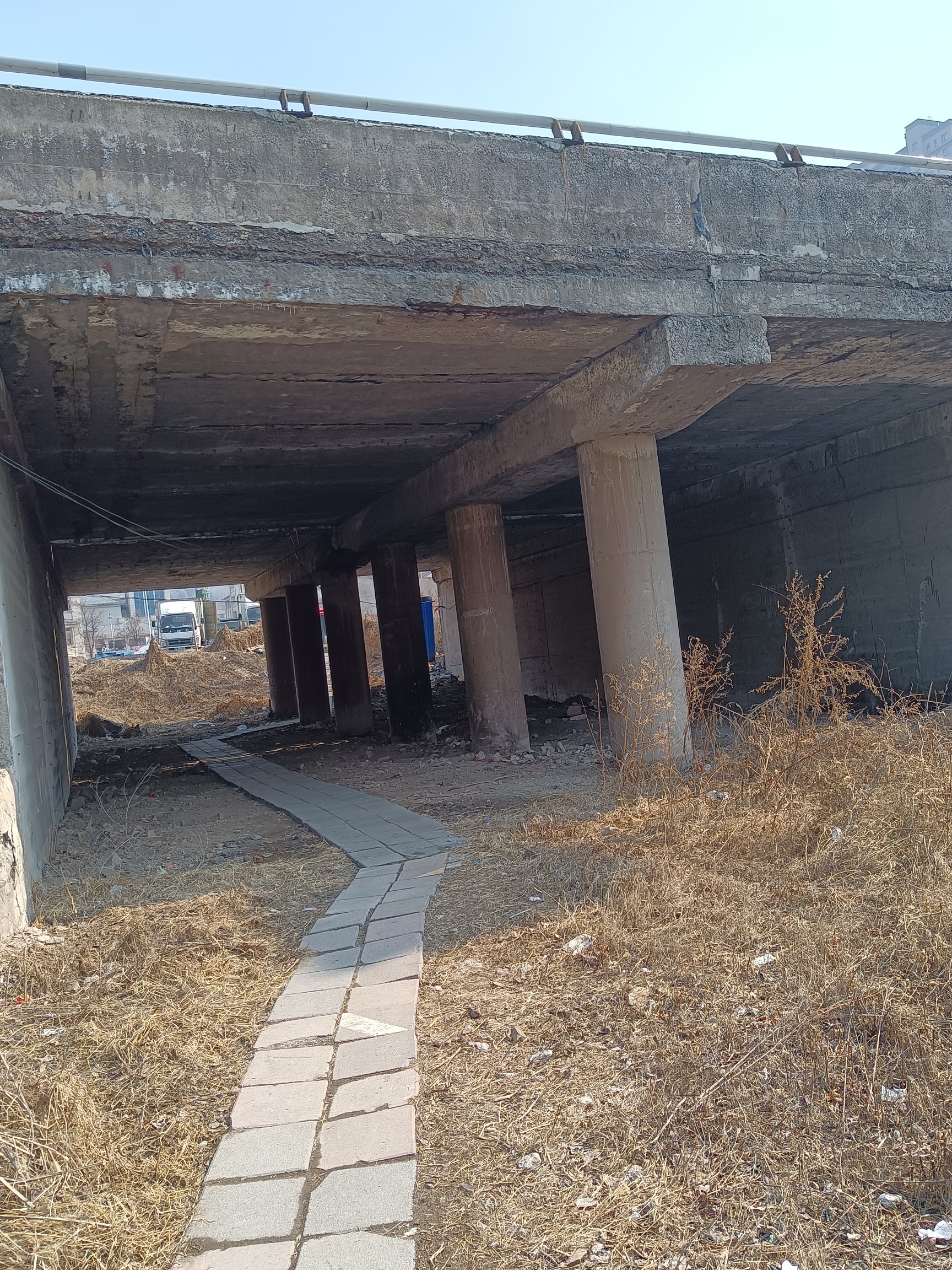 小堡体育公园崔家哨桥洞处提点建议